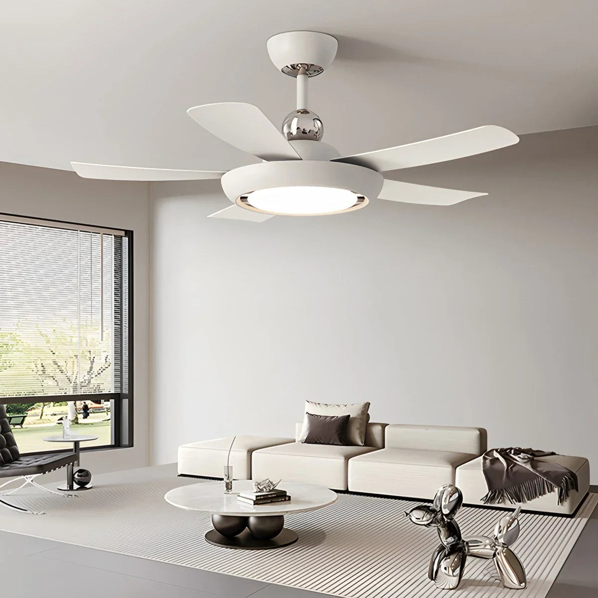 Silent Ceiling Fan with Light & Remote Control