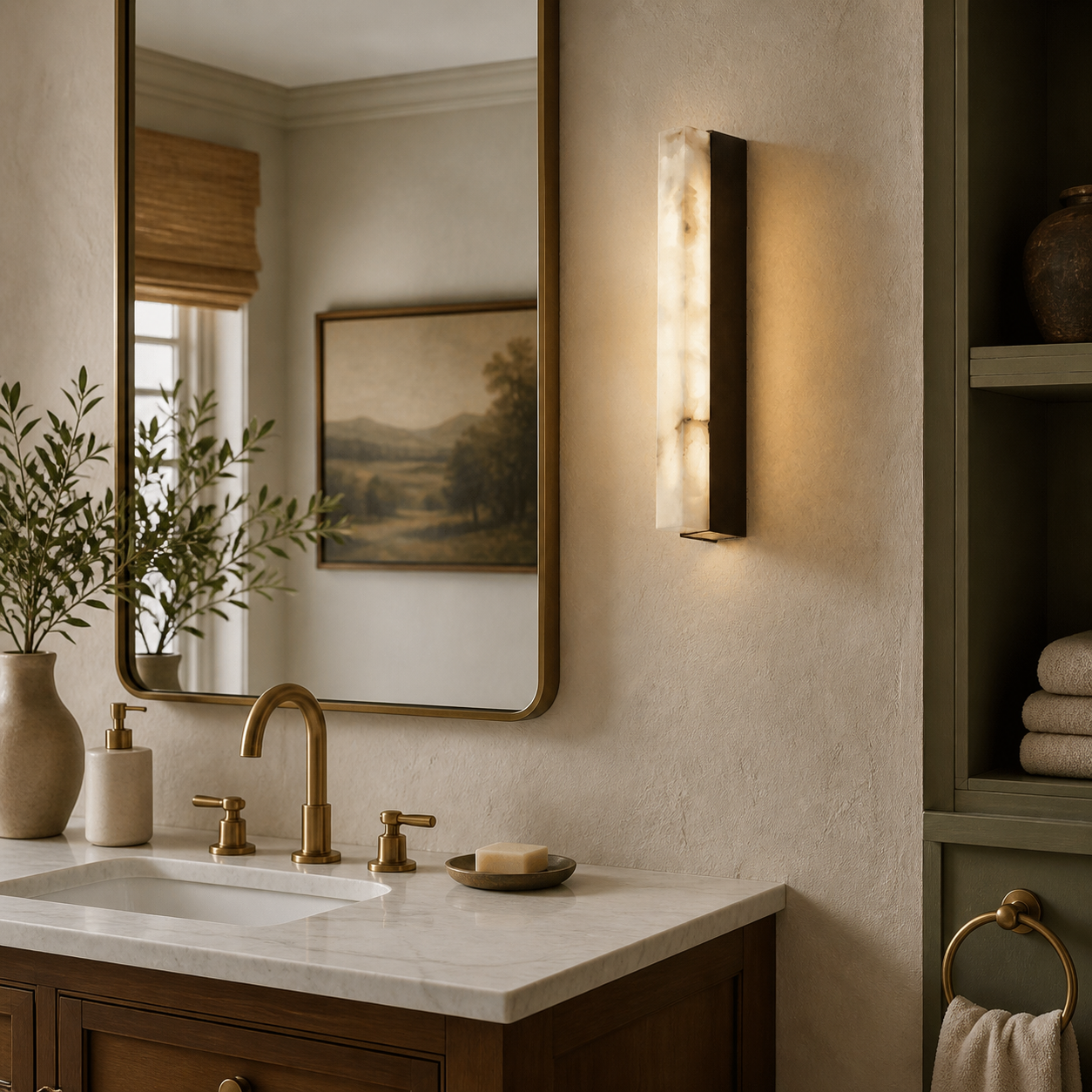 Eclate Alabaster Wall Lamp