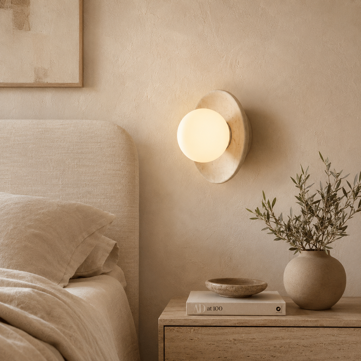 Eretoq Travertine Lamp