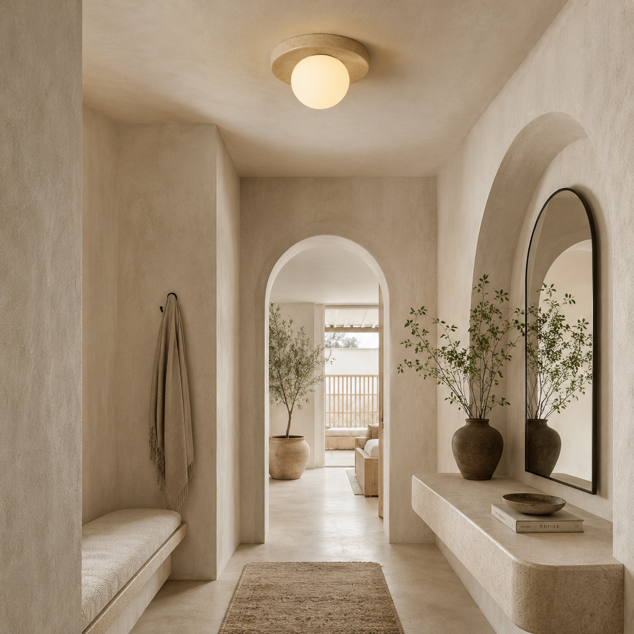 Eretoq Travertine Lamp