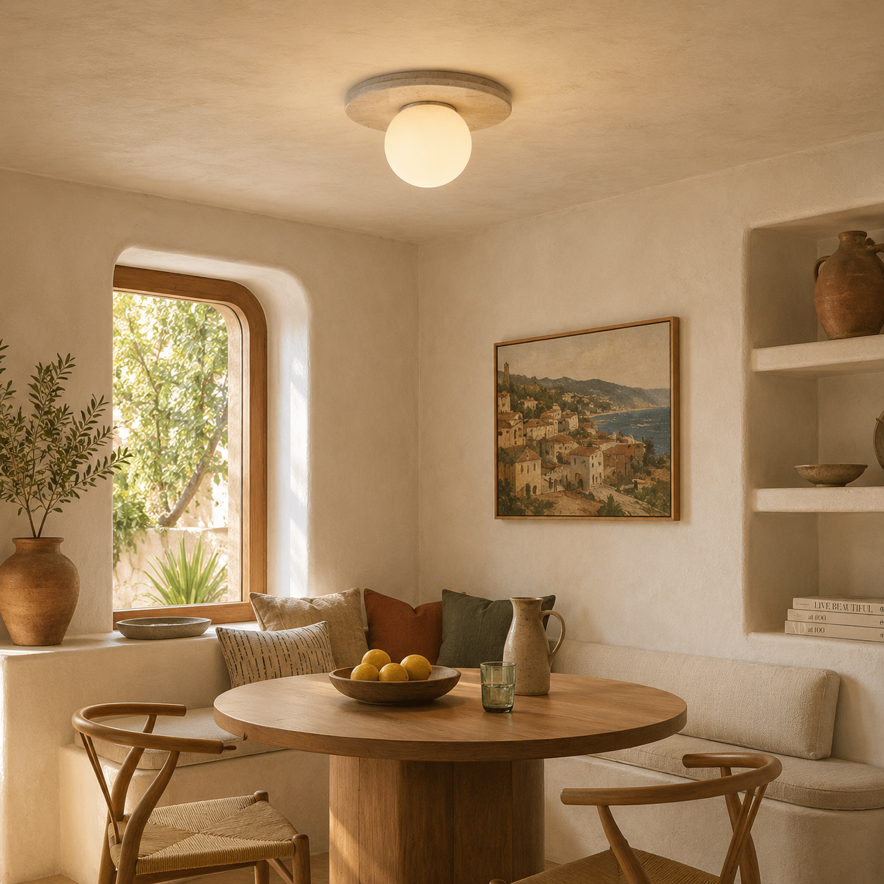 Eretoq Travertine Lamp