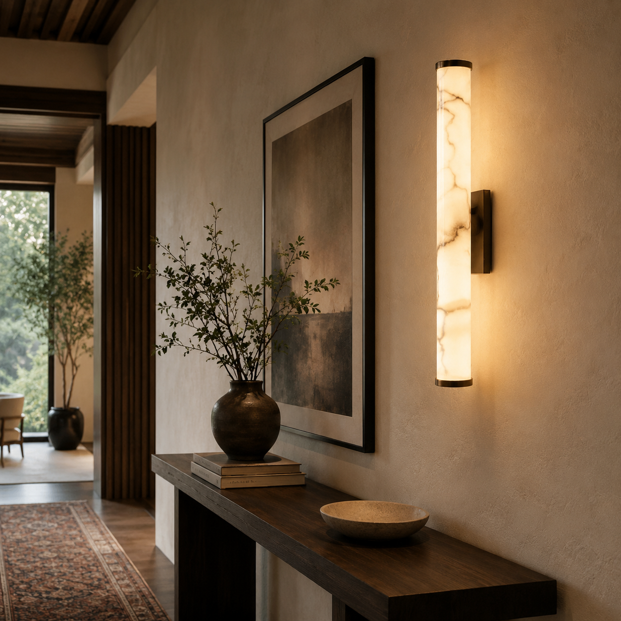 Falynis Alabaster Wall Lamp