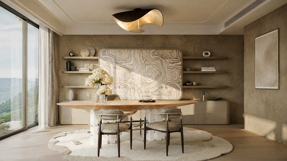 Leaf Ceiling Light for Bedroom and Small Interior Spaces