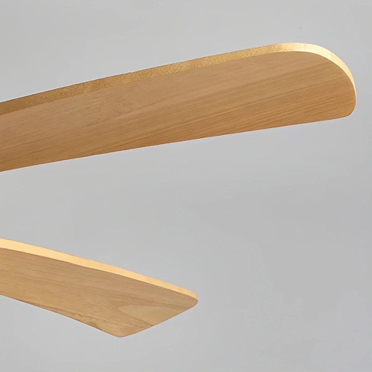 High Wind Wood Ceiling Fan Light