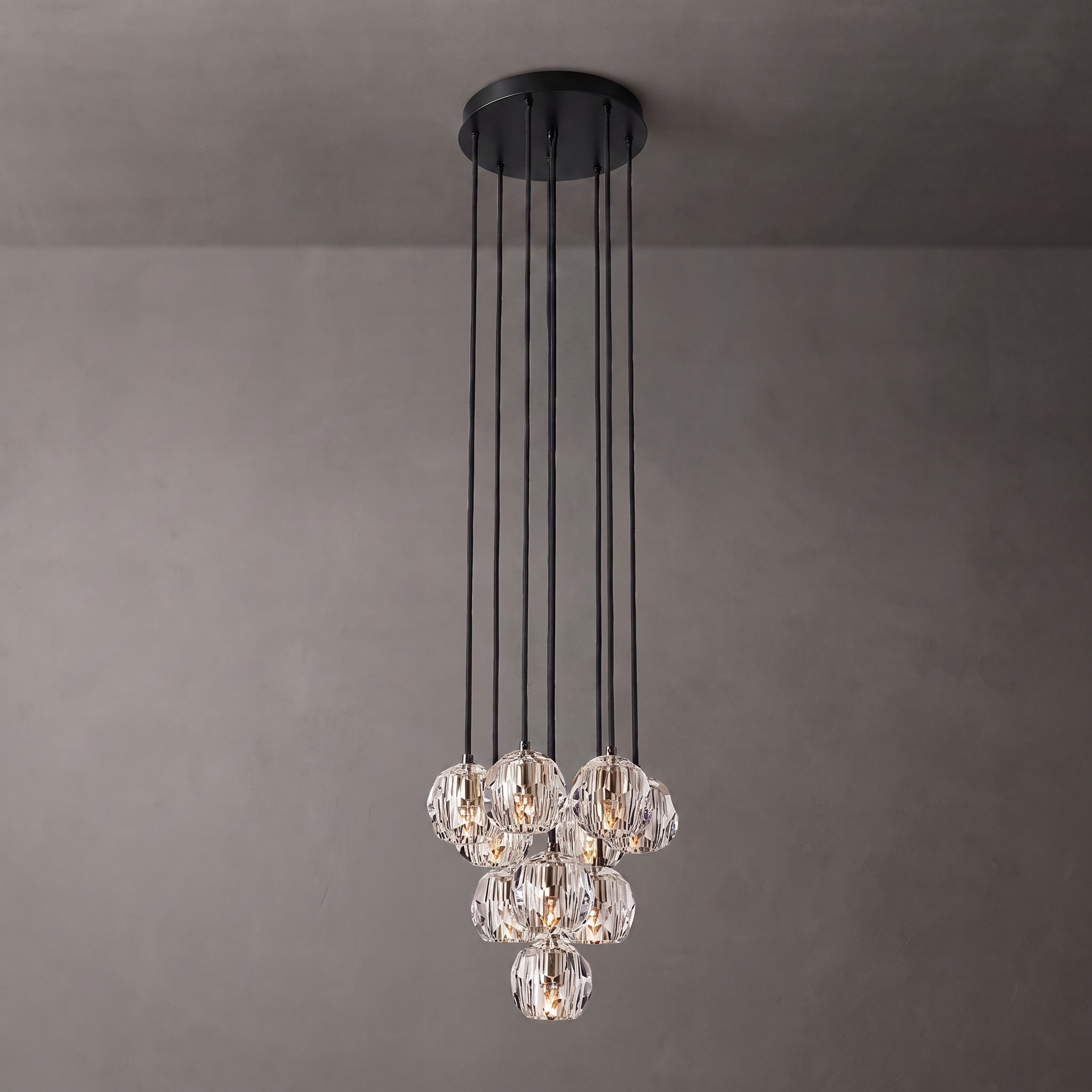 Crystal Cluster Chandelier – Boule
