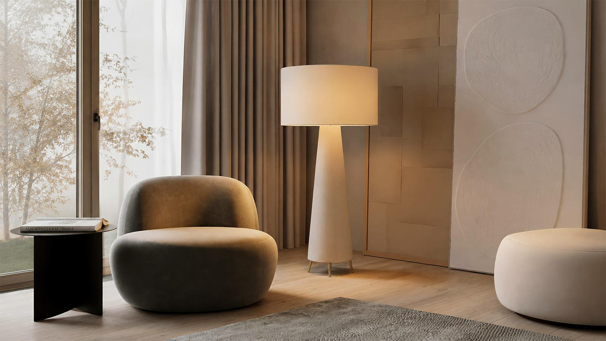Floor Lamp for Living Room and Reading Corner Lighting