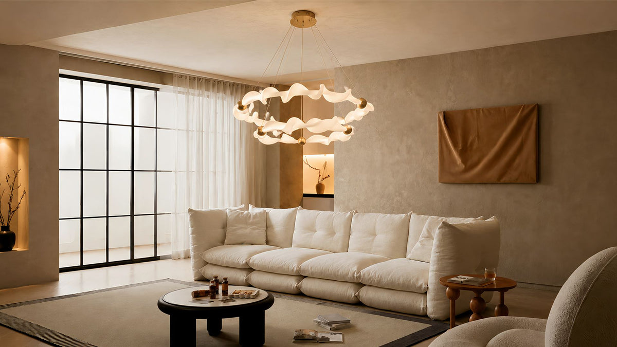 Ring Chandelier for Modern Living and Dining Spaces