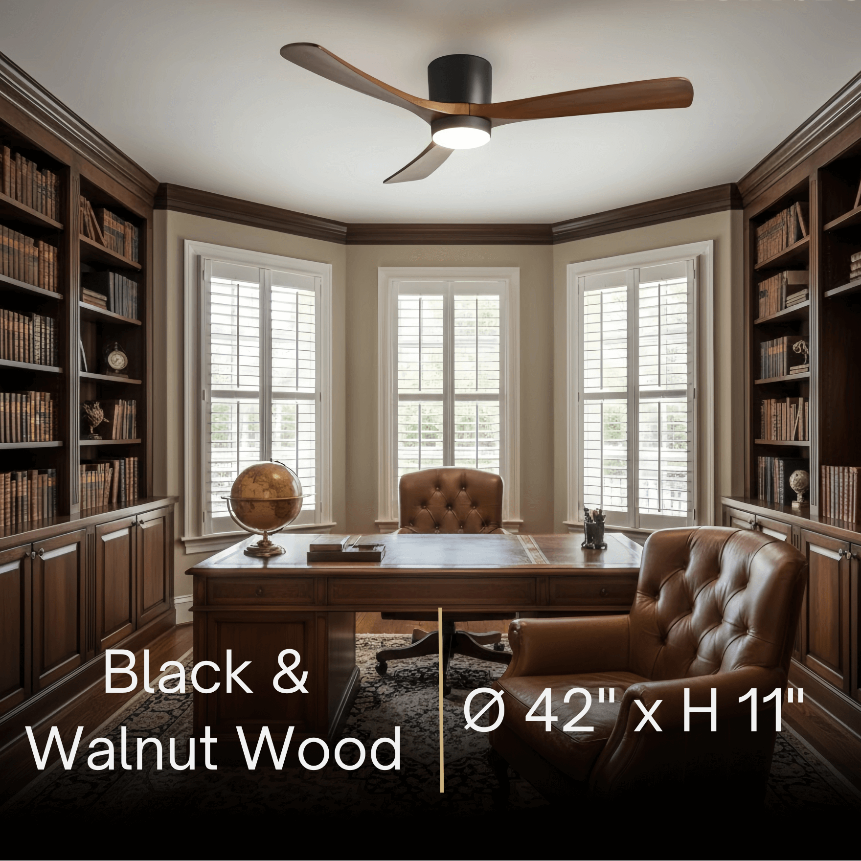 Lunara Nordic Ceiling Fan Light