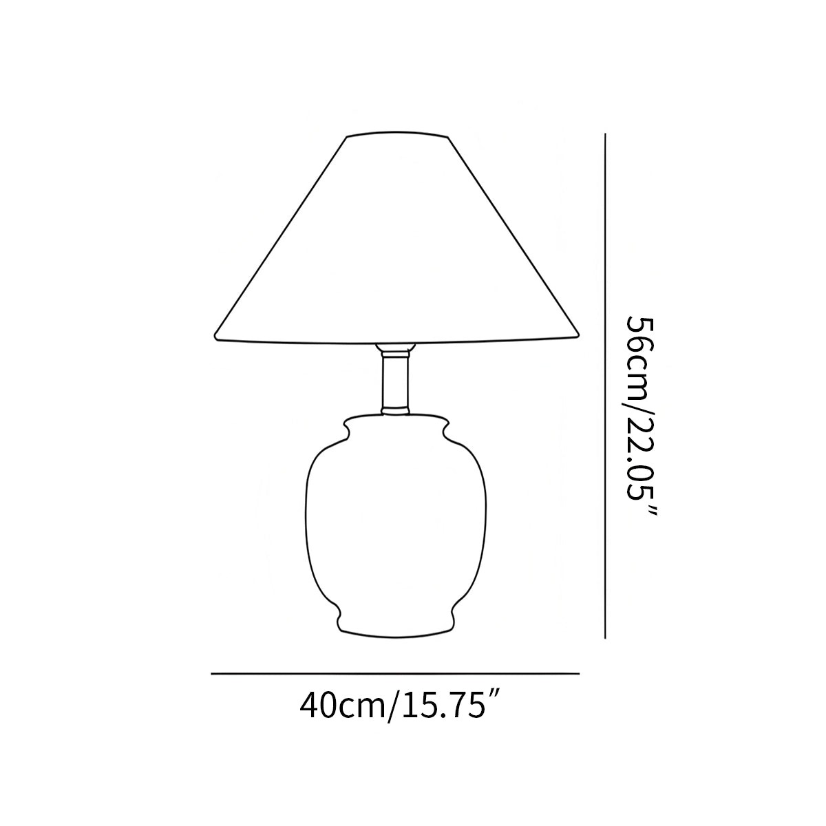 Ancient Ceramic Table Lamp