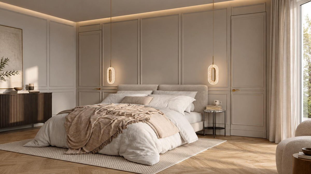 Oval Crystal Pendant Light for Entryway and Window-Side Spaces