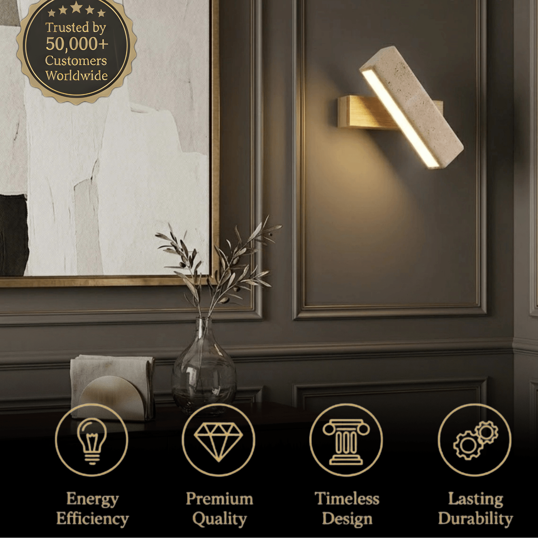 Strata  Minimalist Wall Lamp 