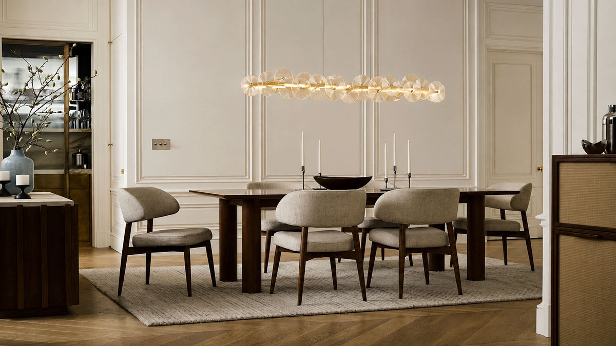 Petal Chandelier for Dining Room and Long Table Spaces