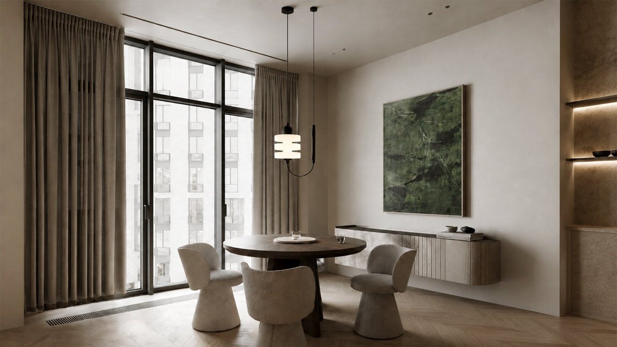 Dual Pendant Light for Bedside and Small Interior Spaces