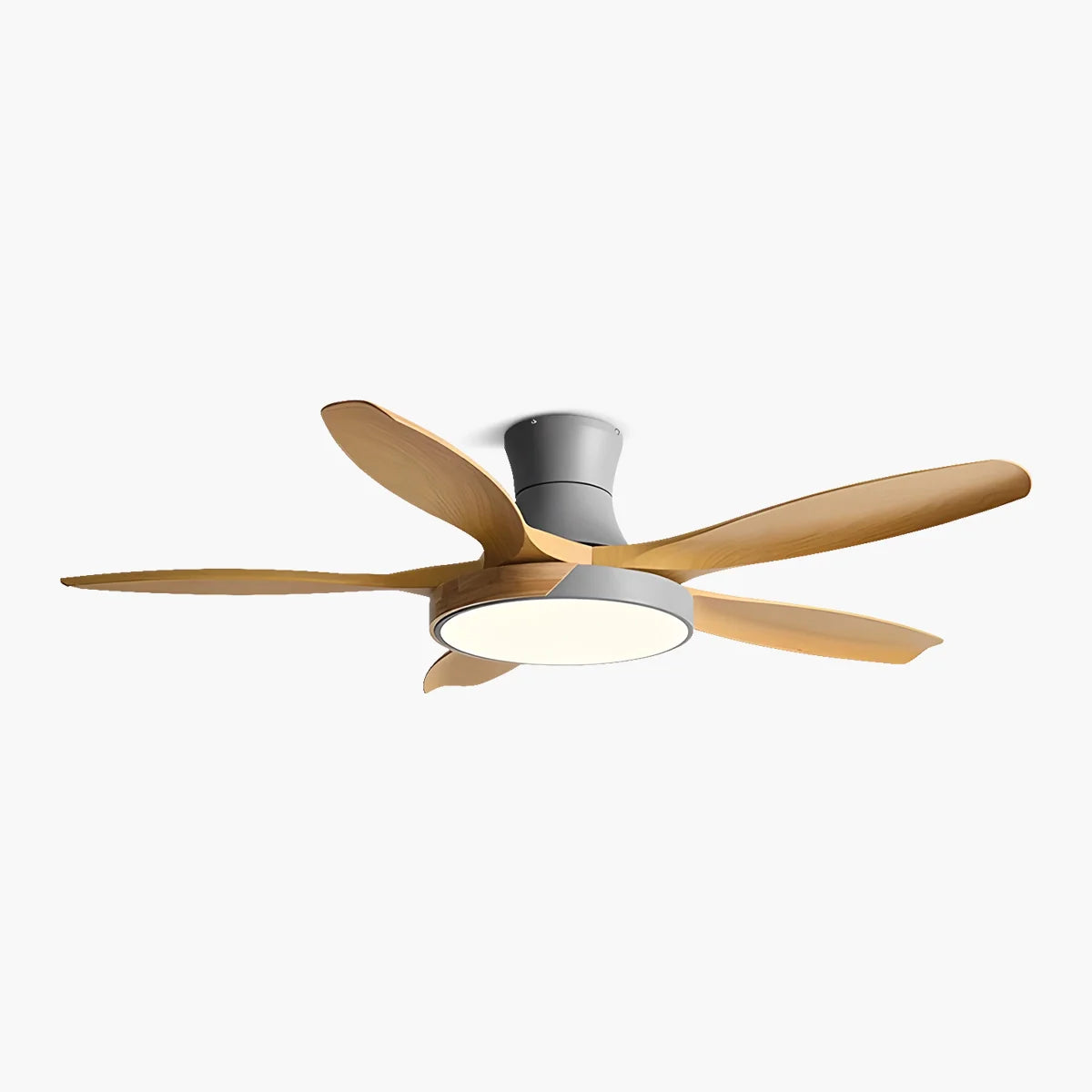 Nordic 5-Blade LED Ceiling Fan Light