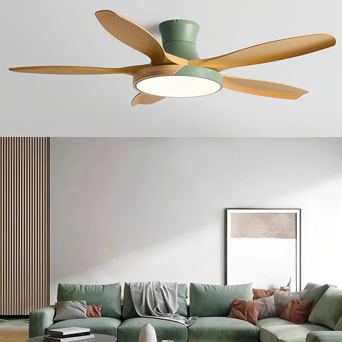 Nordic 5-Blade LED Ceiling Fan Light