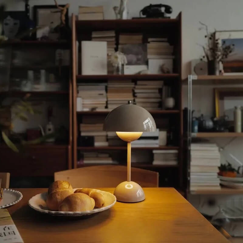 Modern Cordless Dome Table Lamp