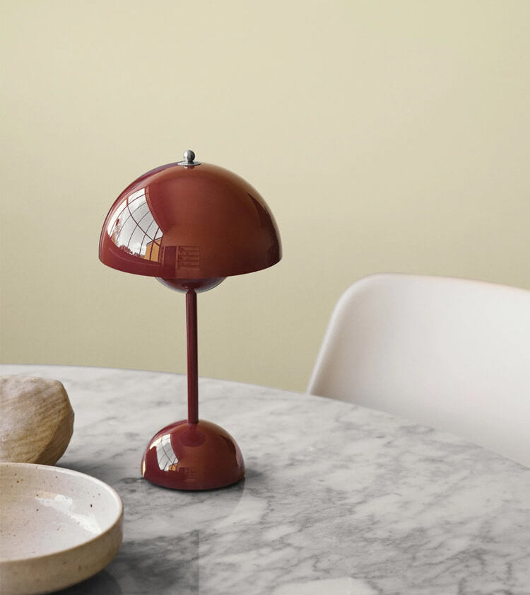 Modern Cordless Dome Table Lamp