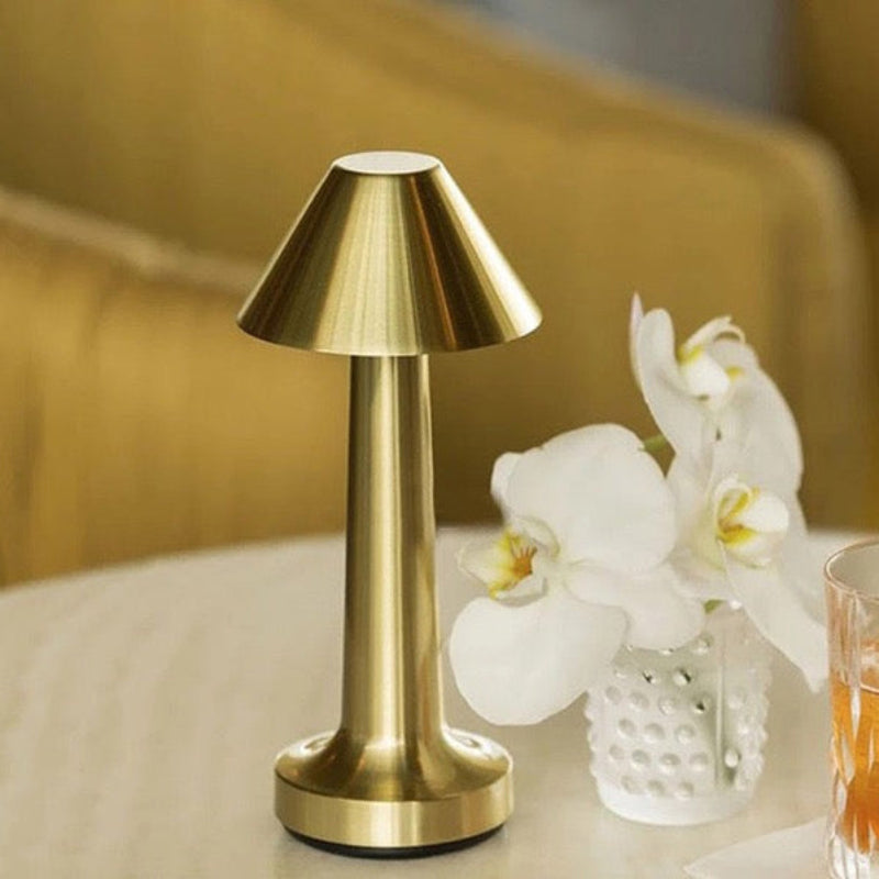 Triangle Mushroom Cocktail Table Lamp