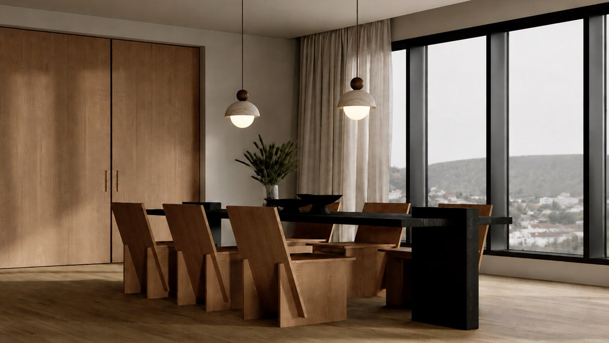 Pendant Light for Warm Bedside and Dining Spaces