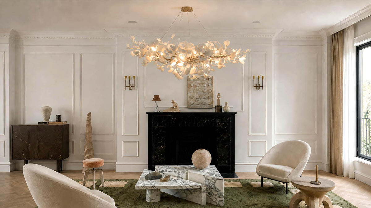 Floral Branch Chandelier for Modern Living and Lounge Spaces