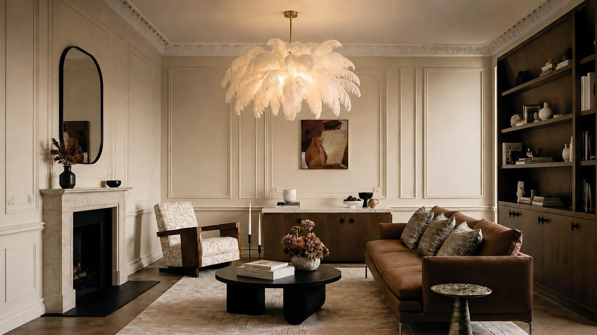 A Soft, Dreamy Statement Light for Elegant Interiors