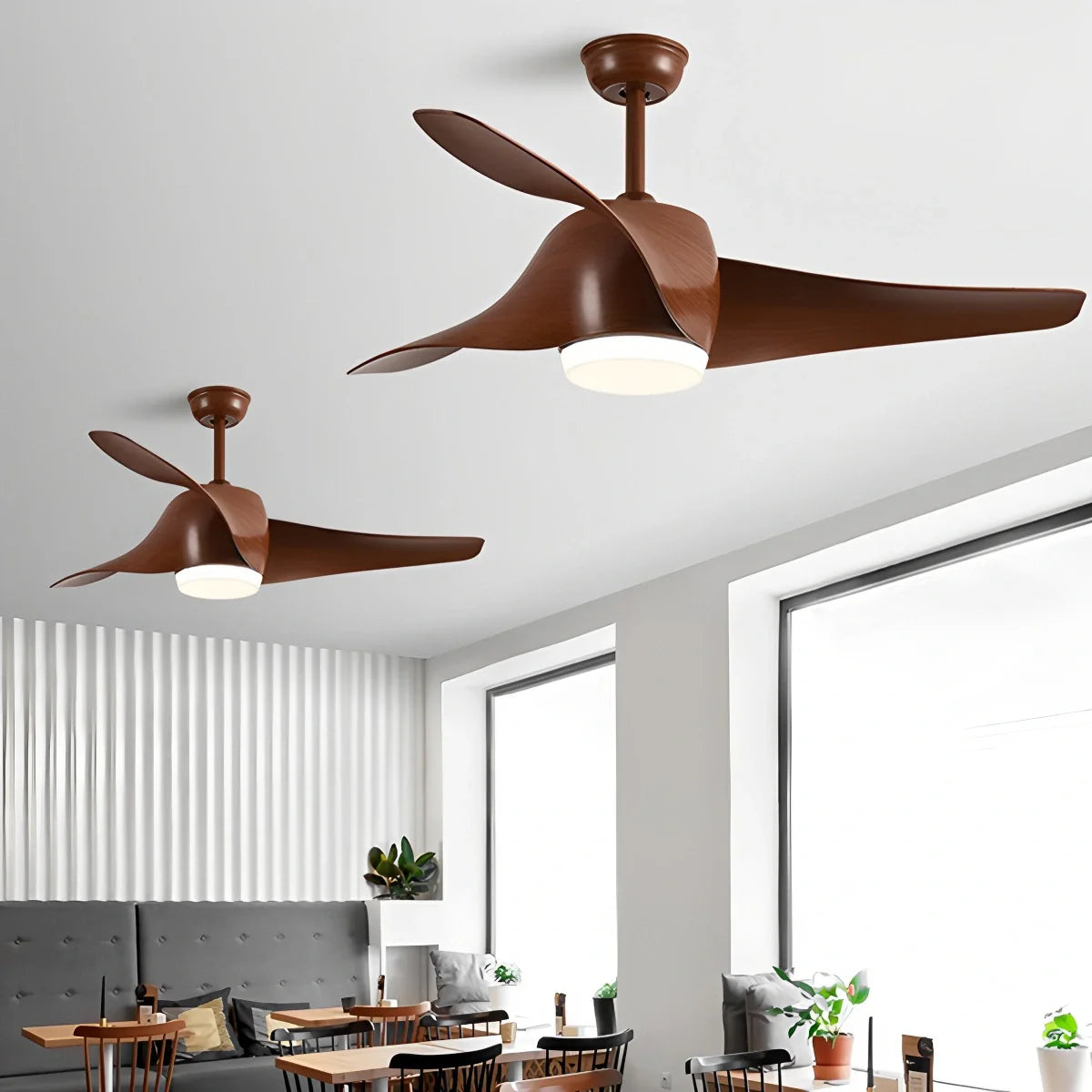 Propeller Ceiling Fan Lamp for Dining Room