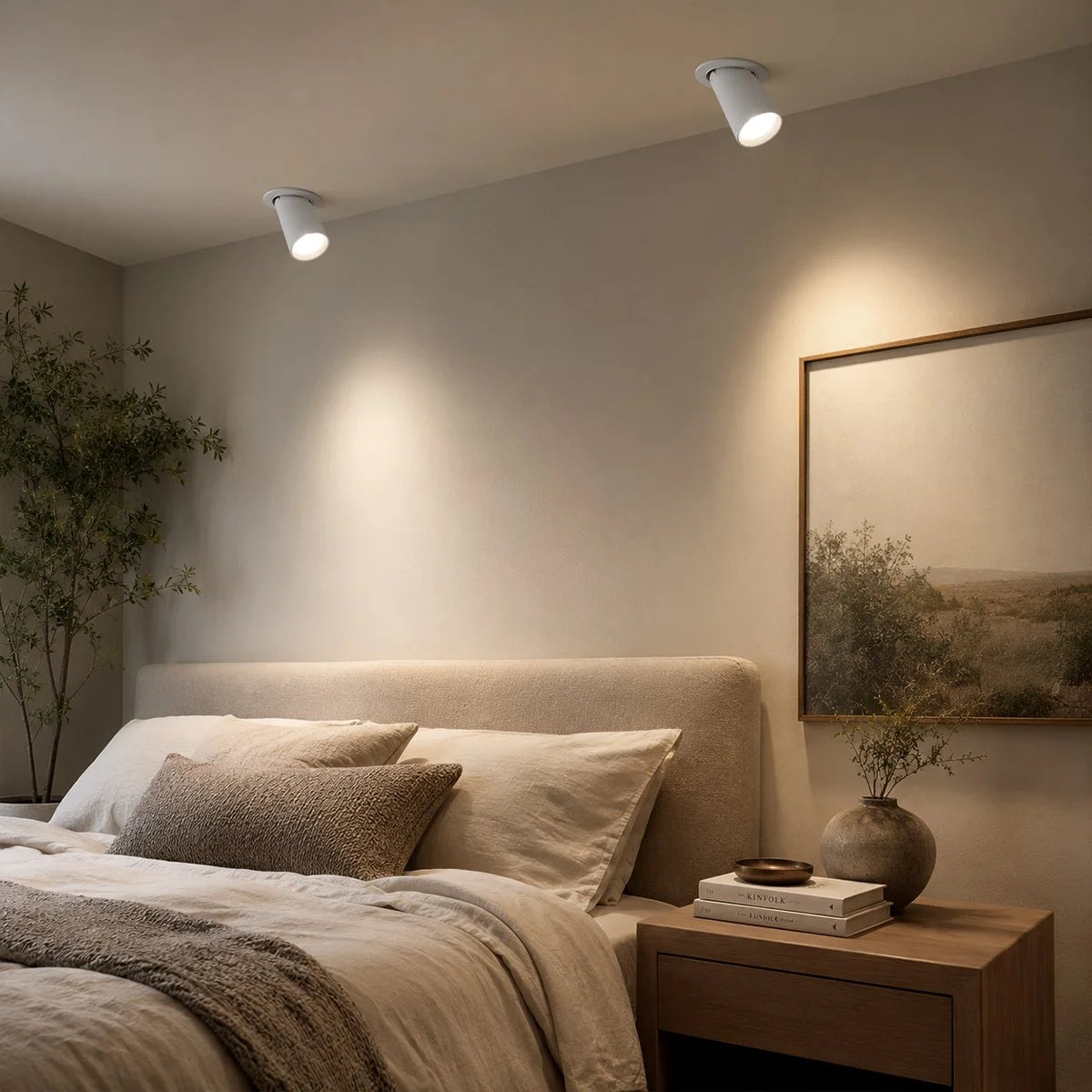 Recessed 360° Rotating Spotlight