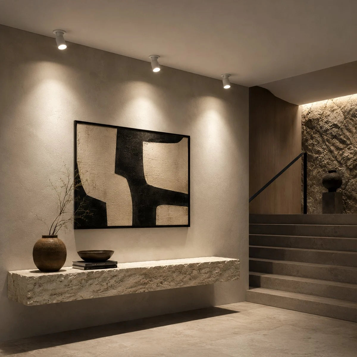 Recessed 360° Rotating Spotlight