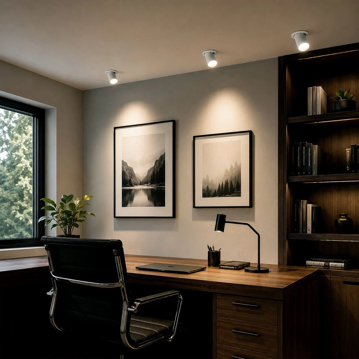 Recessed 360° Rotating Spotlight