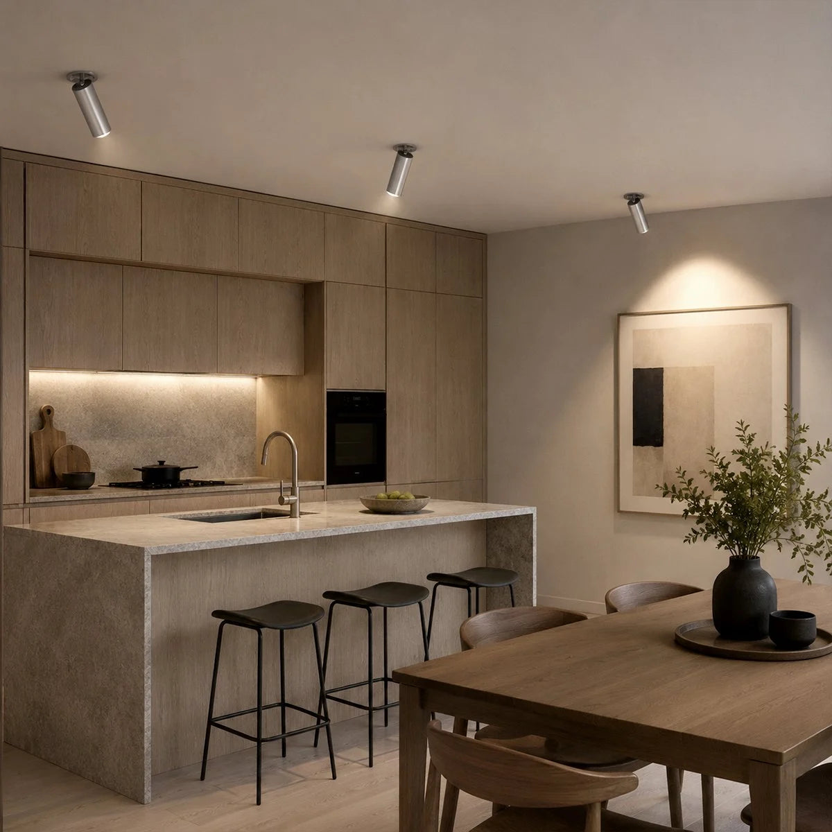 Recessed Retractable Spotlight