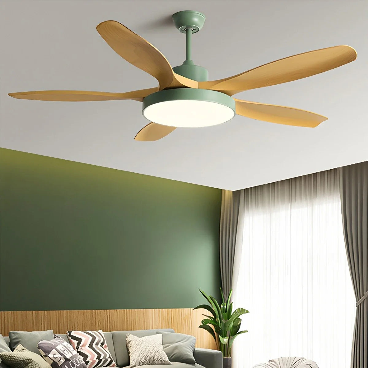 Scandi Reversible Ceiling Fan with Light