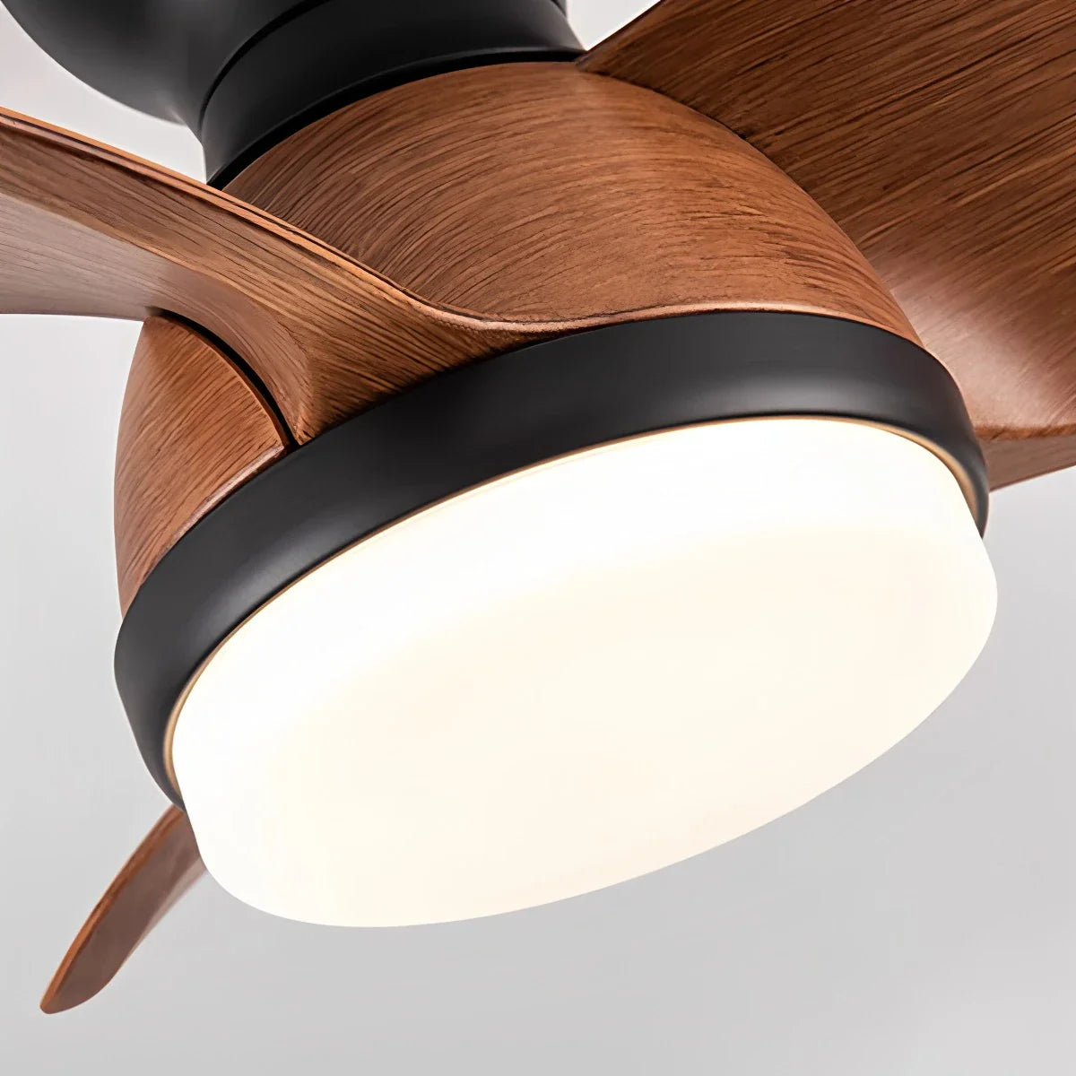 Small Flush Mount Ceiling Fan with Light