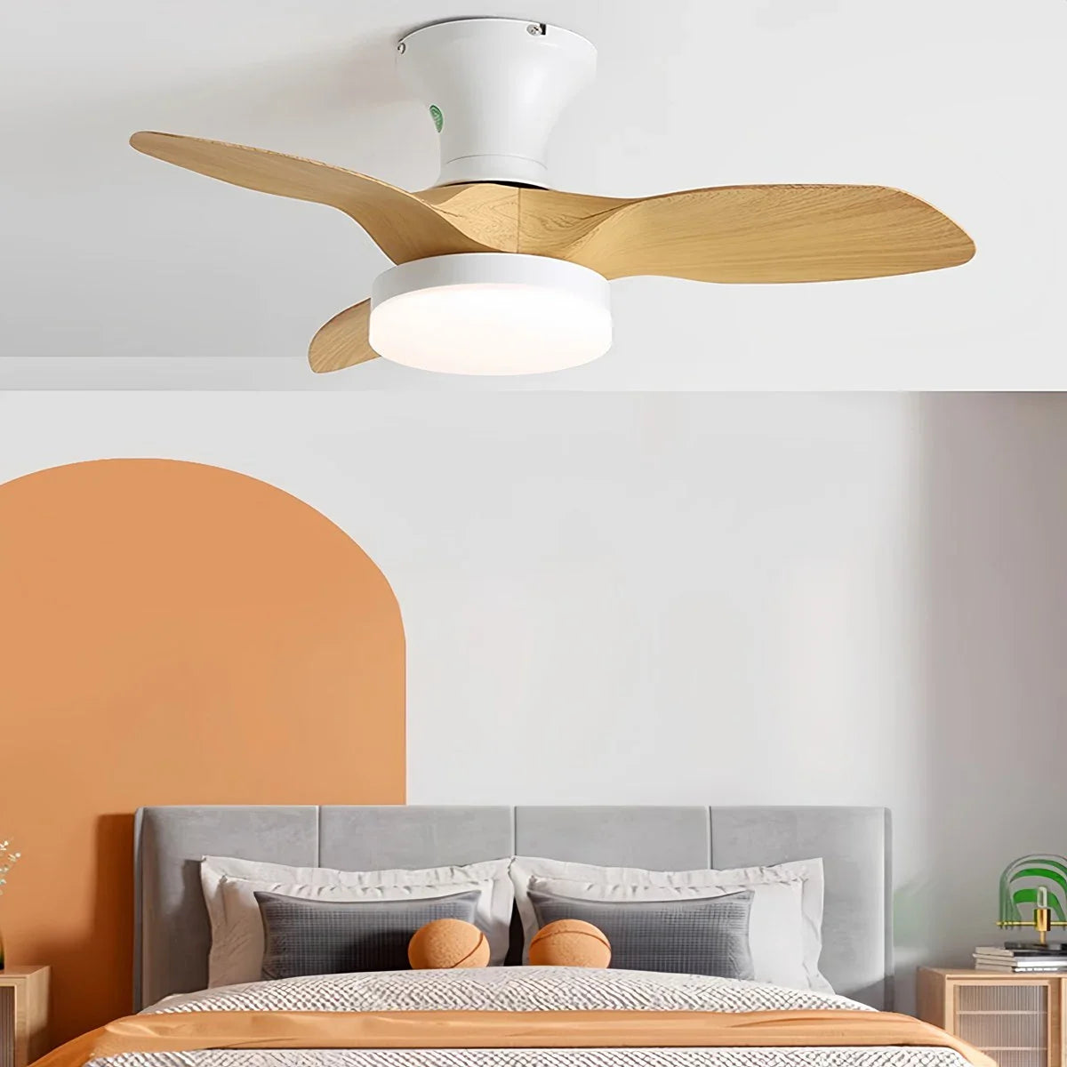 Small Propeller Ceiling Fan With Light