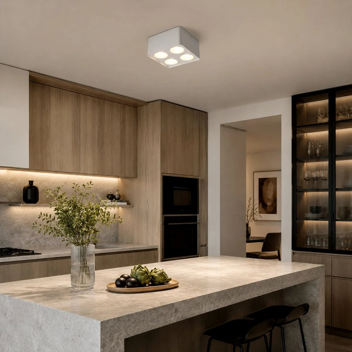 Square Gimbal Downlight
