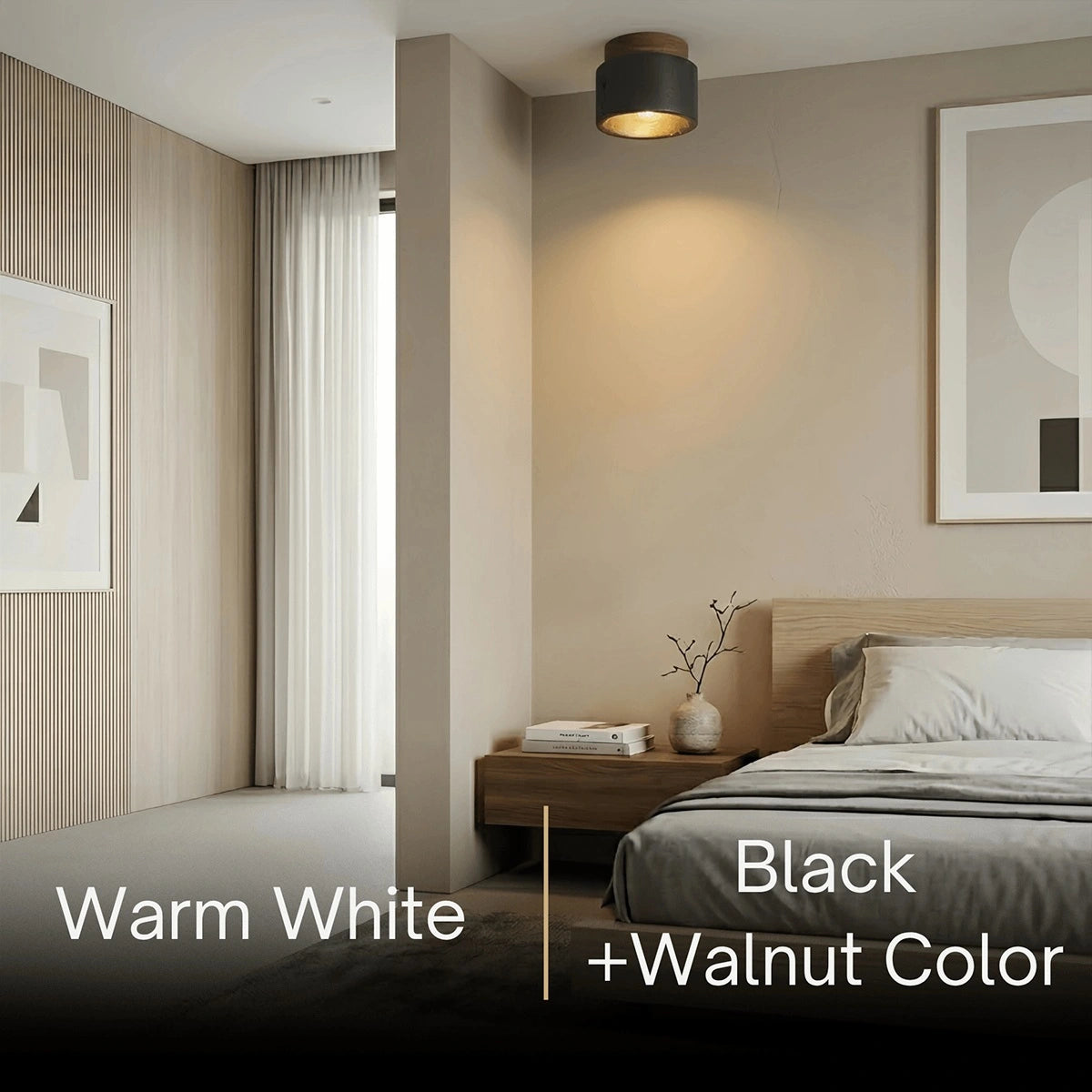 Strata Minimalist Flush Mount Ceiling Light