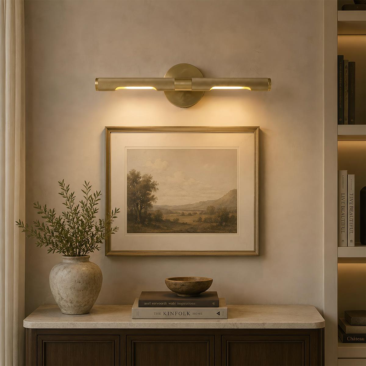 The Brass Mirror Light