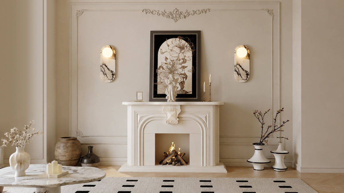 Globe Wall Lamp for Bedroom and Vanity Spaces