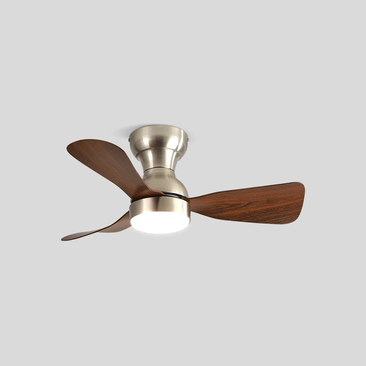 Small Size Indoor Ceiling Fan Light with Remote