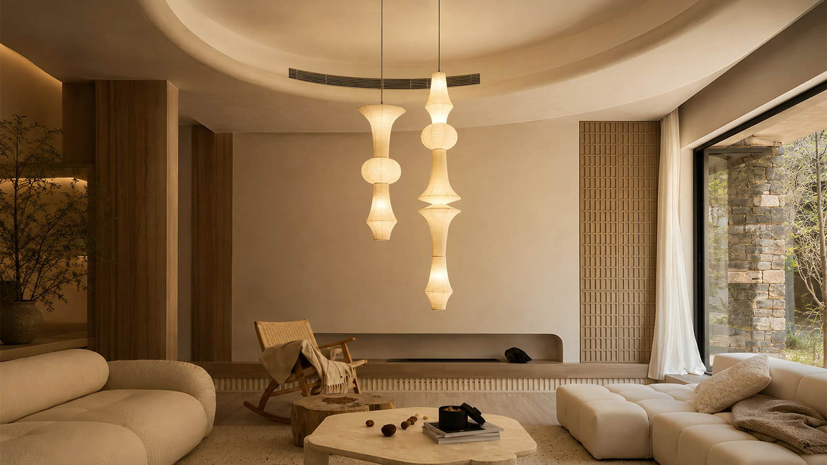 Japanese-Style Lantern Cluster for Cozy Spaces