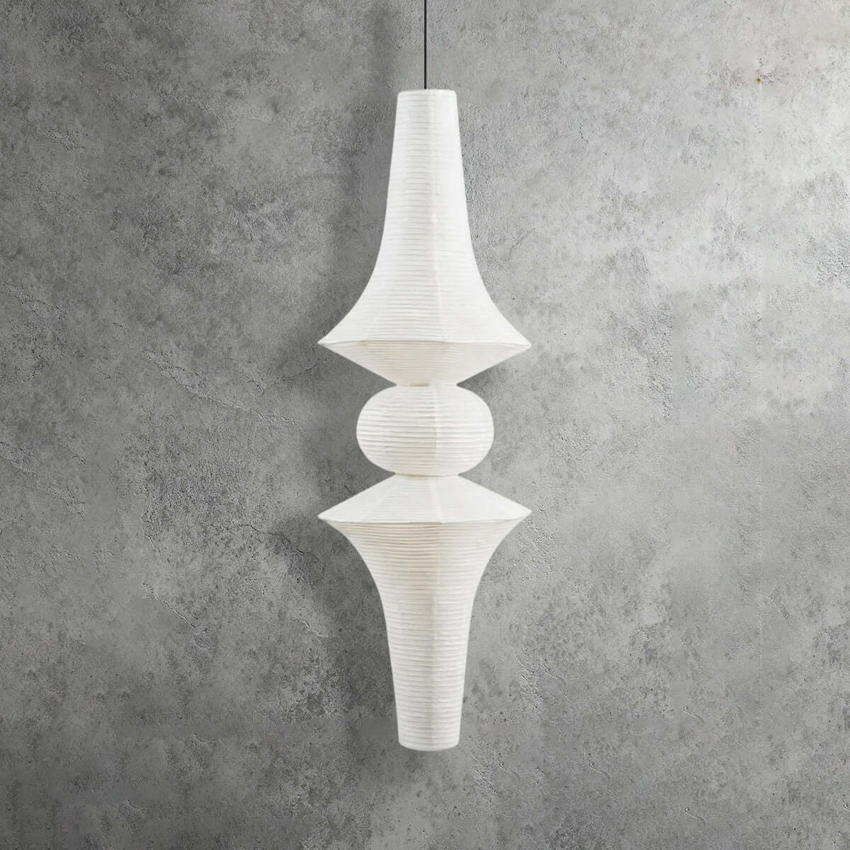 Washi Paper Corner Pendant Light