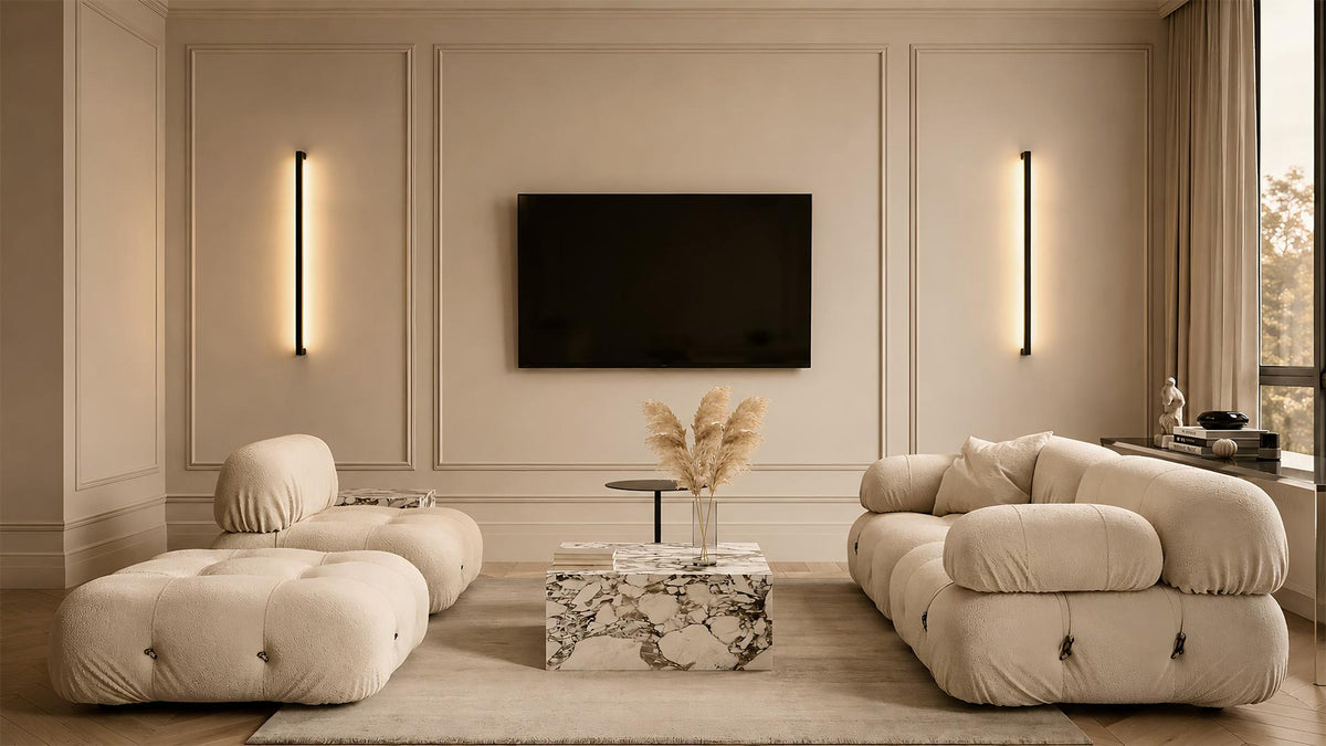 Modern Linear Outdoor Wall Light for Exterior Spaces