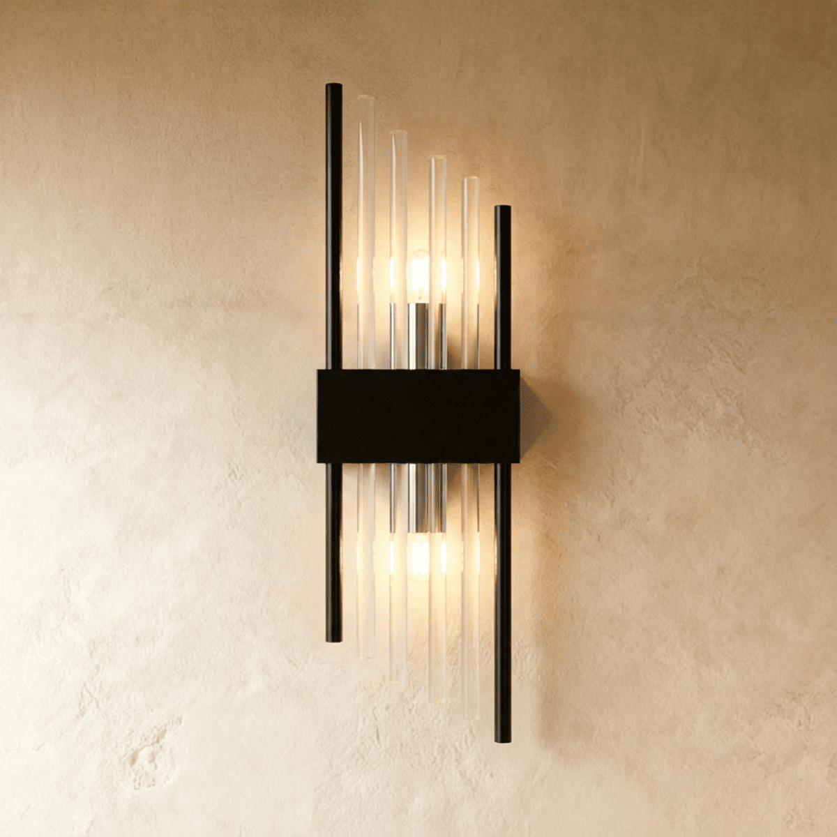 Amadi Wall Lamp C - Black - Small: 13.8"(35cm) x 3.9"(10cm)