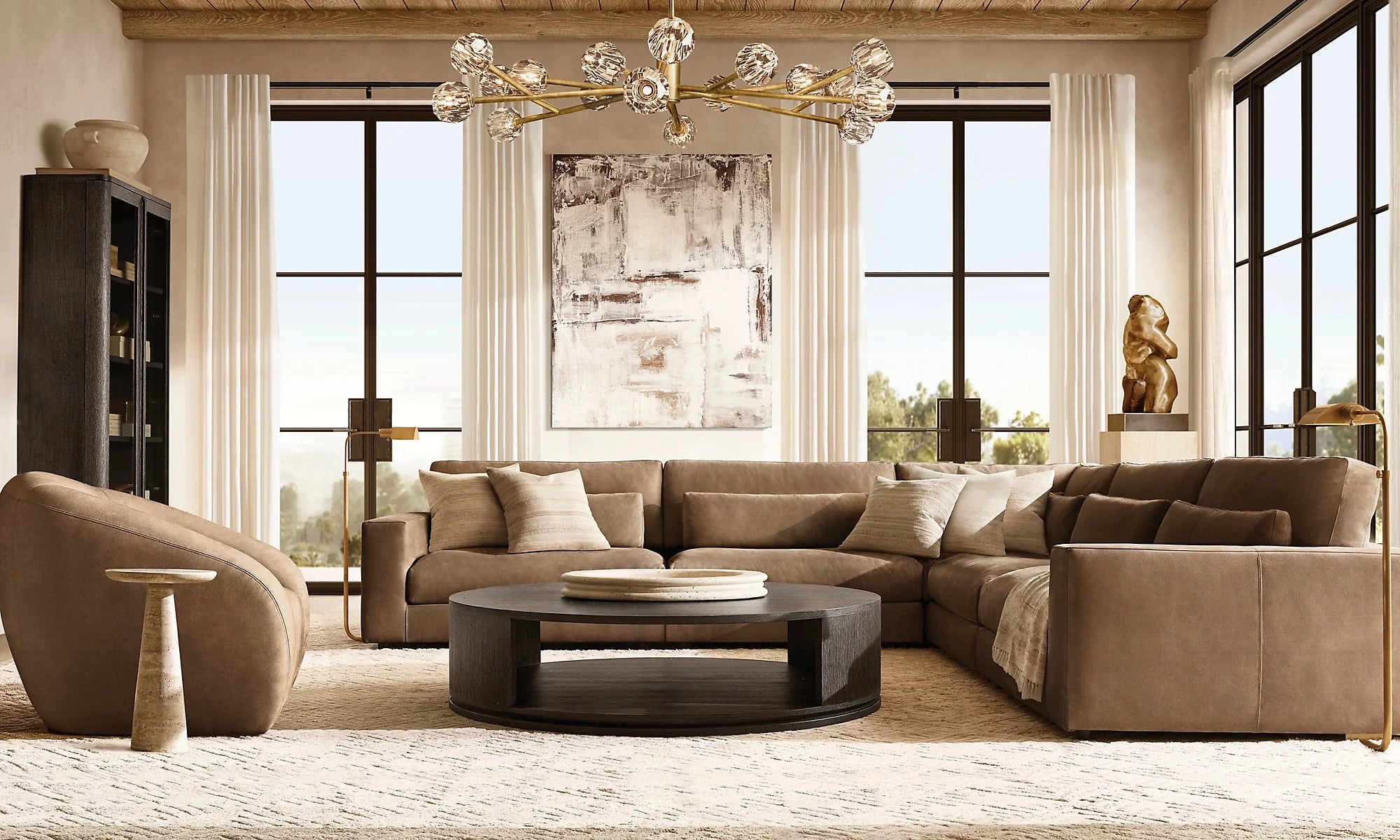 Crystal Arm Chandelier – Boule