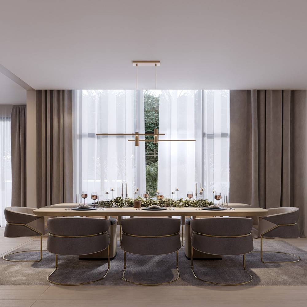Bellita Pendant Light Gold: L47.2"(120cm) / 31W