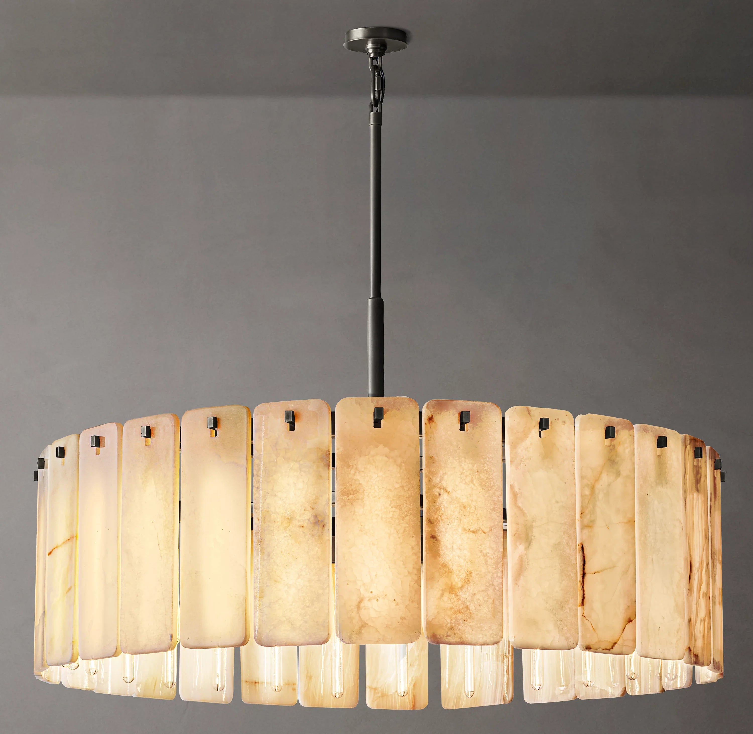 Alabaster Round Chandelier - Calamette