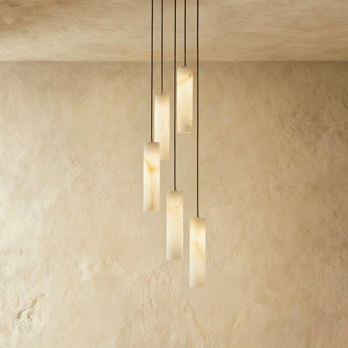 Entokei Alabaster Chandelier Light