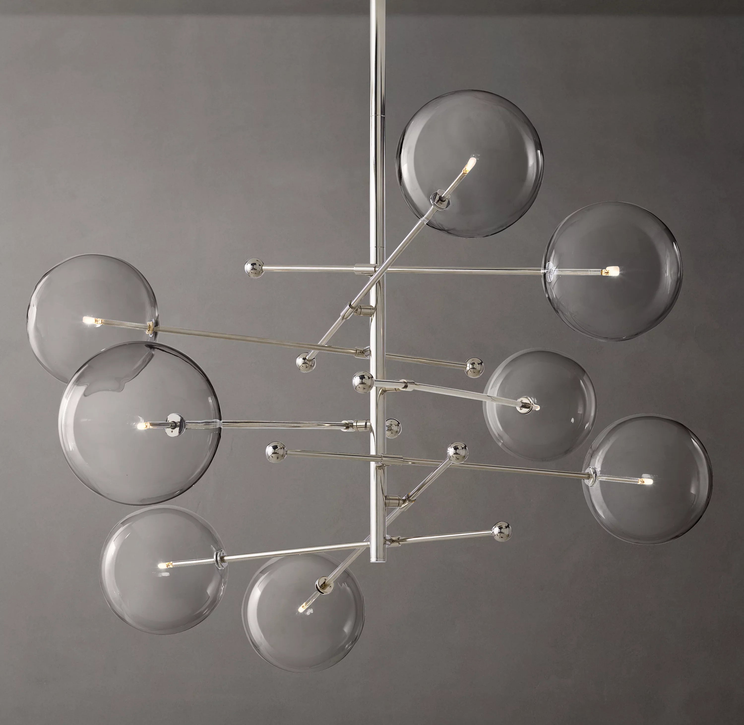 Sputnik Globe Glass Chandelier - Mobile