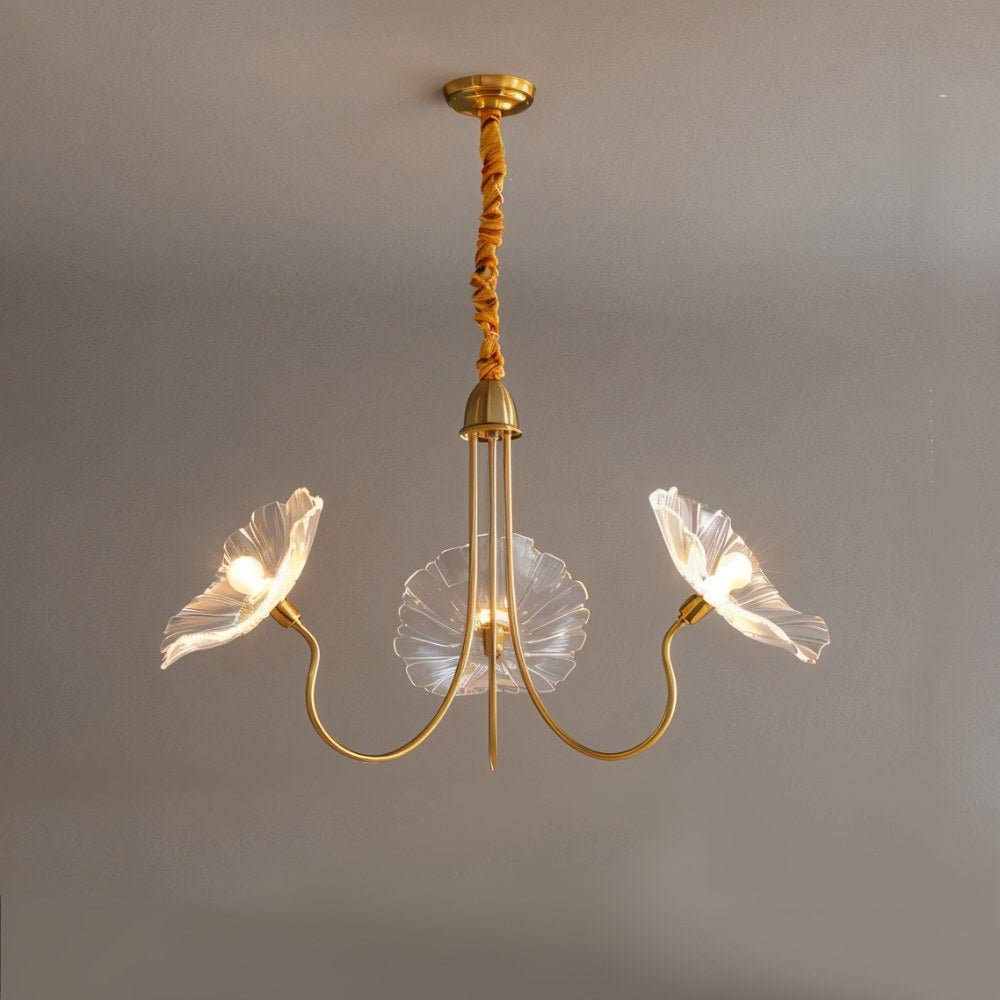 Floare Chandelier A - Clear L35.4"(90cm) x H21.6"(55cm)