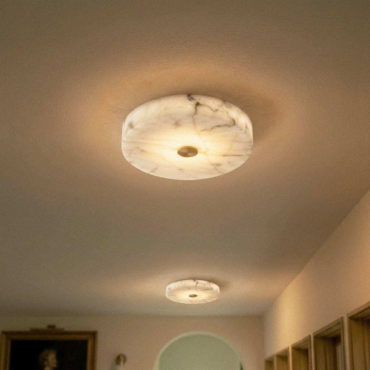 Gaba Alabaster Ceiling Light