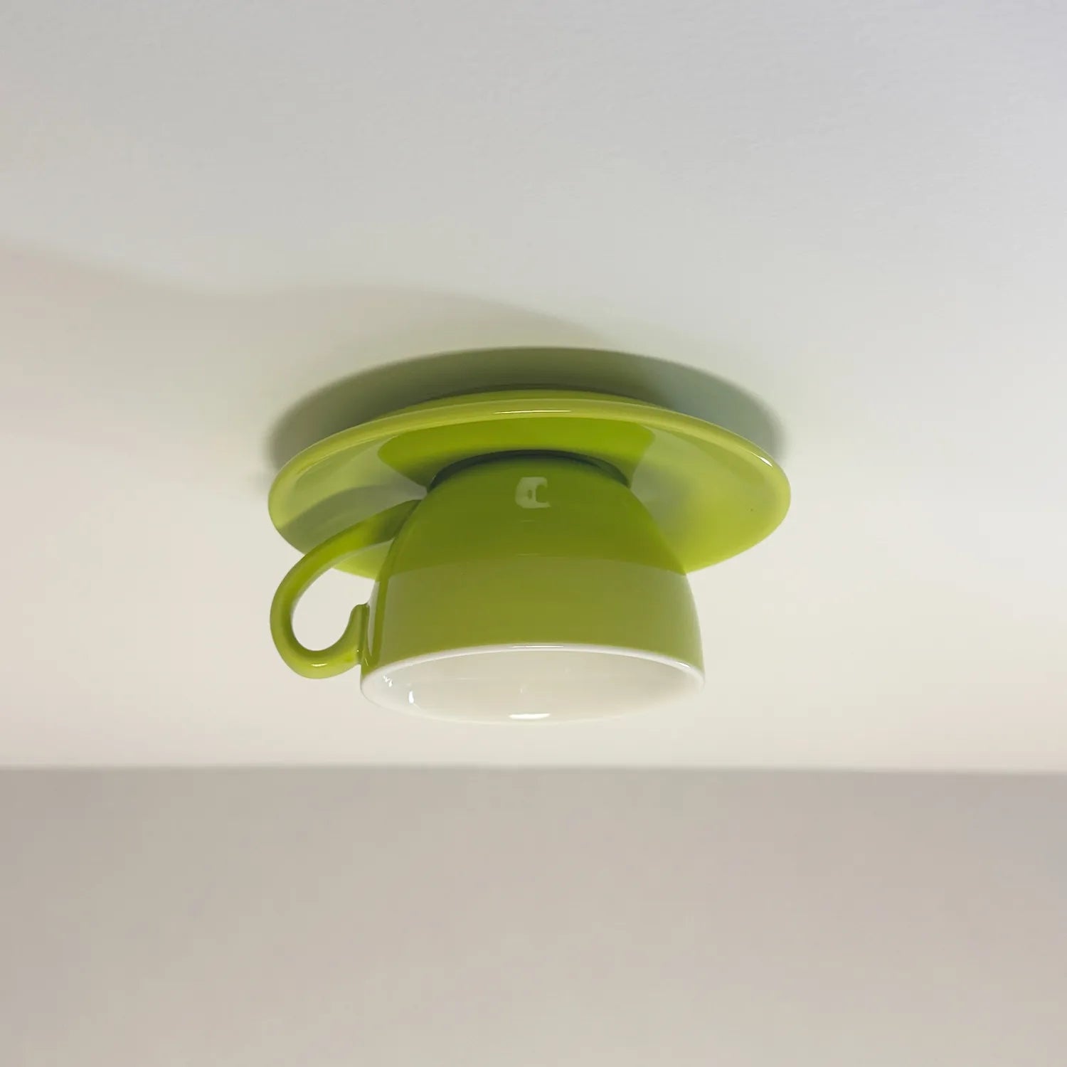Black Art Deco Ceramic Ceiling Light for Bedroom